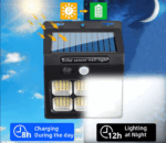 2 Pcs Outdoor Solar Lamp with motion sensor - Image 5
