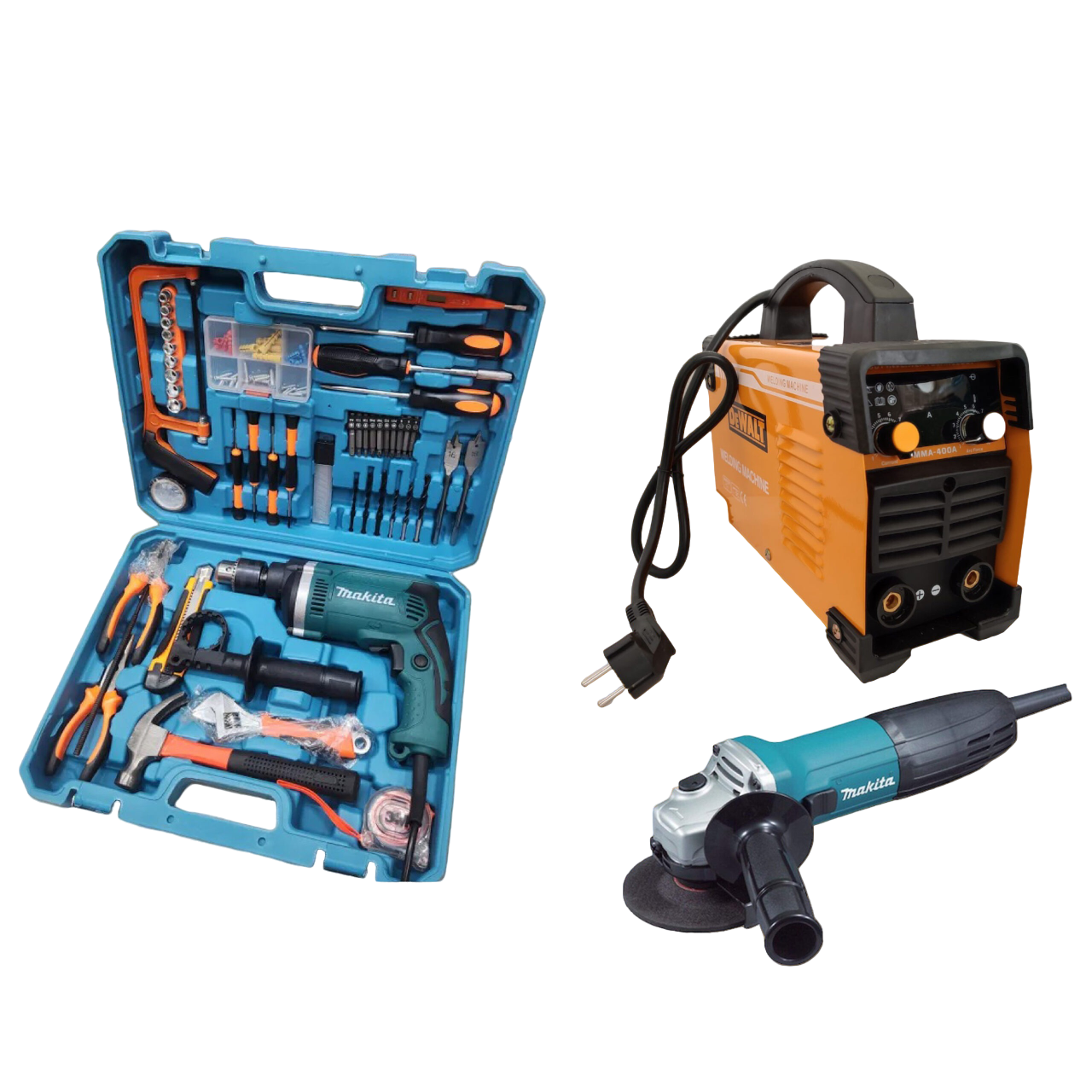 Dewalt-Combo-Makita-Drillset-01-Photoroom.png Dewalt Combo + Makita Drillset - Image 1