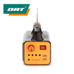 DAT 9013 Portable solar lighting system kit complete with 3 lamp and USB MP3 and radio solar energy light - Image 2